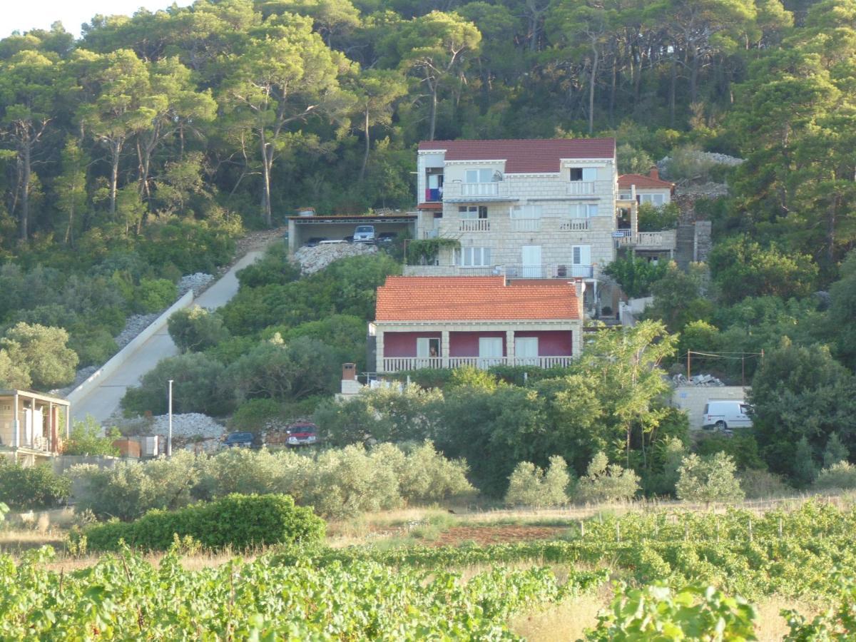 Villa Apartments Mate Cebalo Lumbarda Buitenkant foto