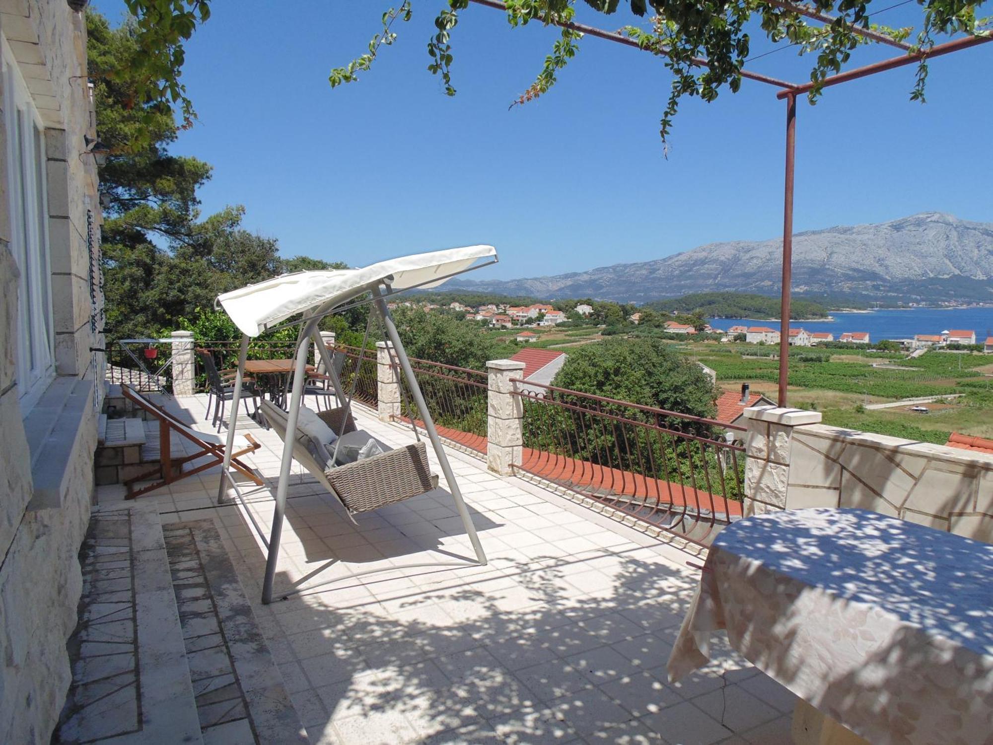 Villa Apartments Mate Cebalo Lumbarda Buitenkant foto