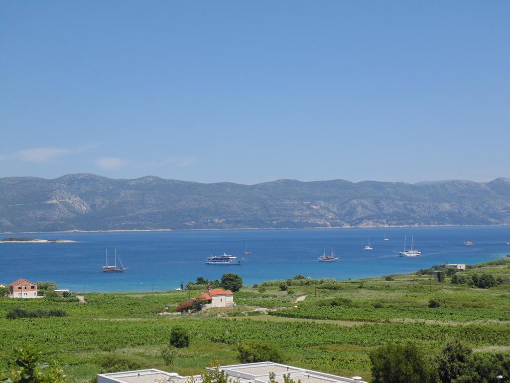 Villa Apartments Mate Cebalo Lumbarda Buitenkant foto